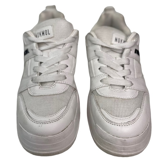 Nokwol Grind Women’s White Sneakers - Picture 4 of 8